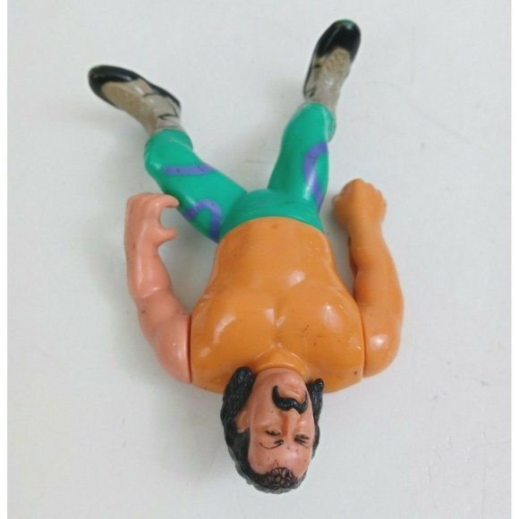Vintage 1990 Titan Sports WWF/WWE Jake The Snake Roberts 4.25" Action Figure (A) - Picture 5 of 10